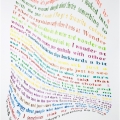 Färgad text, 2010, Patric Larsson