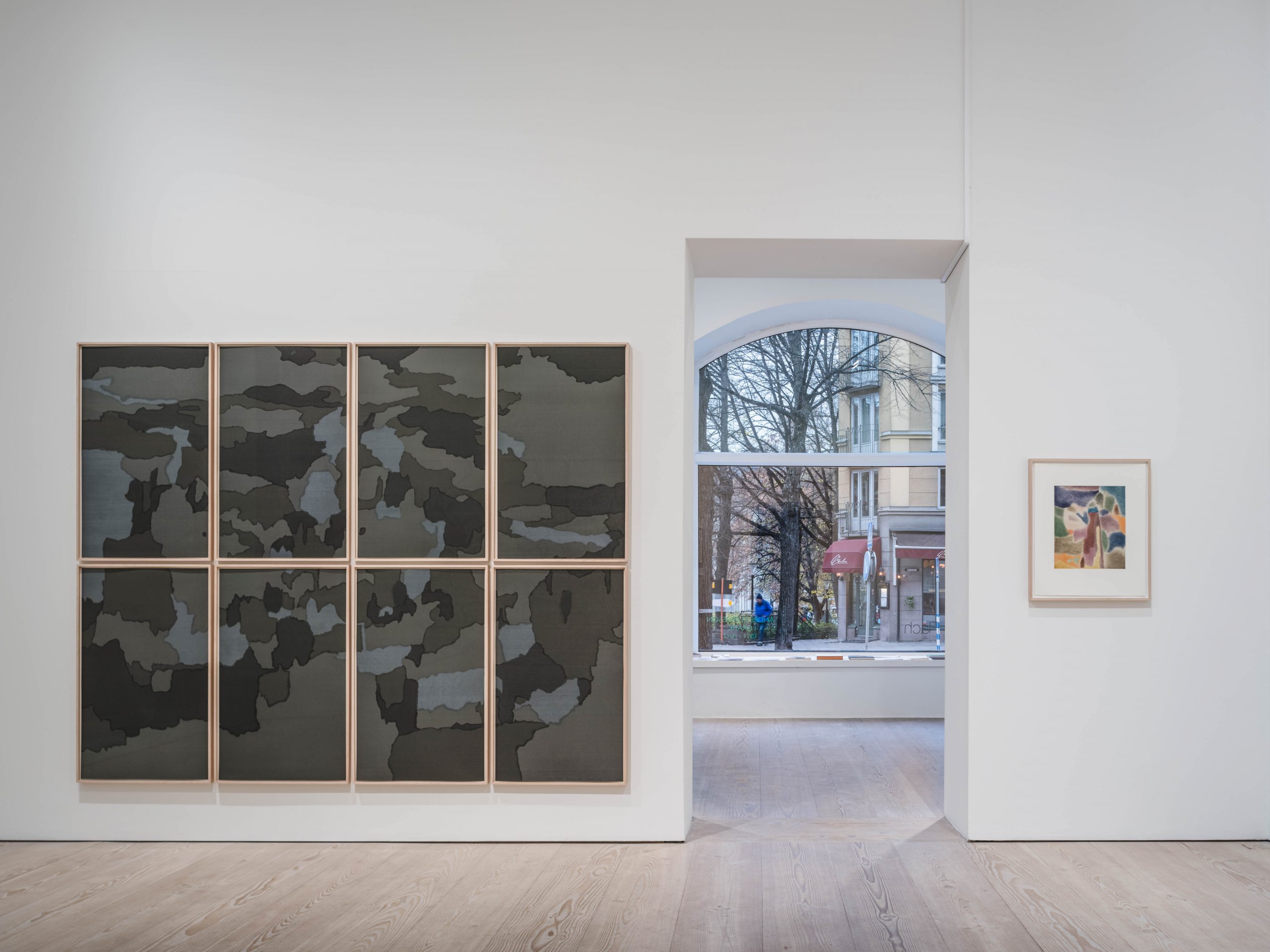 Installation view, Andreas Eriksson, "Prints", 2023. Galleri Flach. 