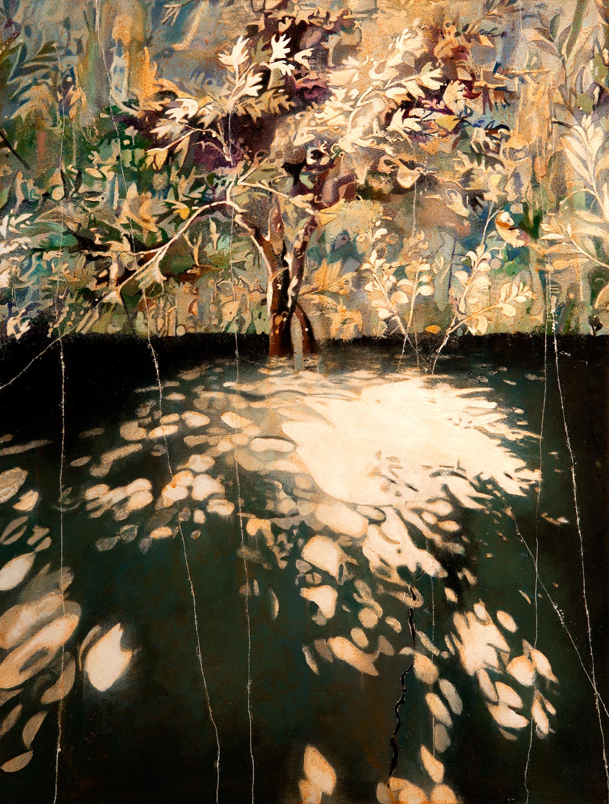 Lisa D Manner, "Limelight", 2016, oil on panel, 40 x 30 cm