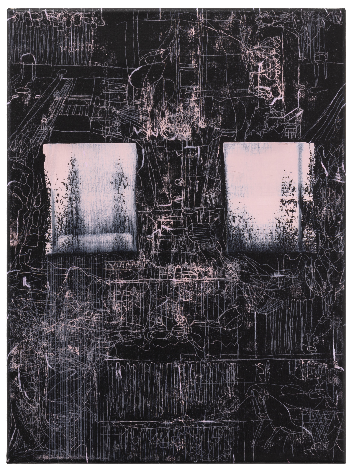 Lisa D Manner,"Thermal", 2020, oil on canvas, 40x30 cm, Galleri Flach