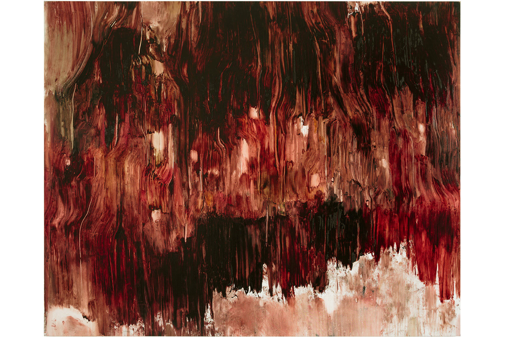 Julia Selin, "Untitled" 2014, oil on canvas, 196 x 245 cm