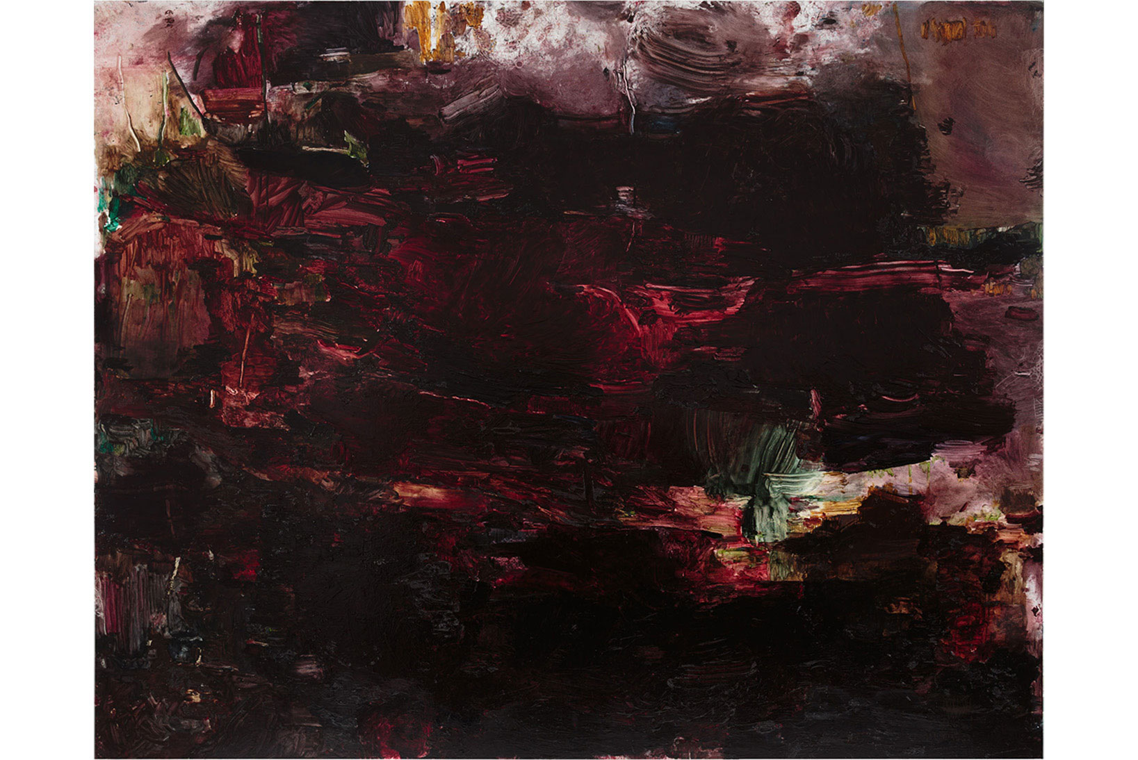 Julia Selin, Untitled, 2014, oil on canvas, 196 x 245 cm