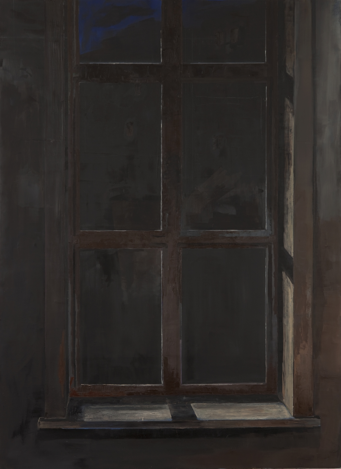 Thorbjørn Sørensen, "Vindu, Skillebekk",2012-13,oil on canvas,165 x120 cm