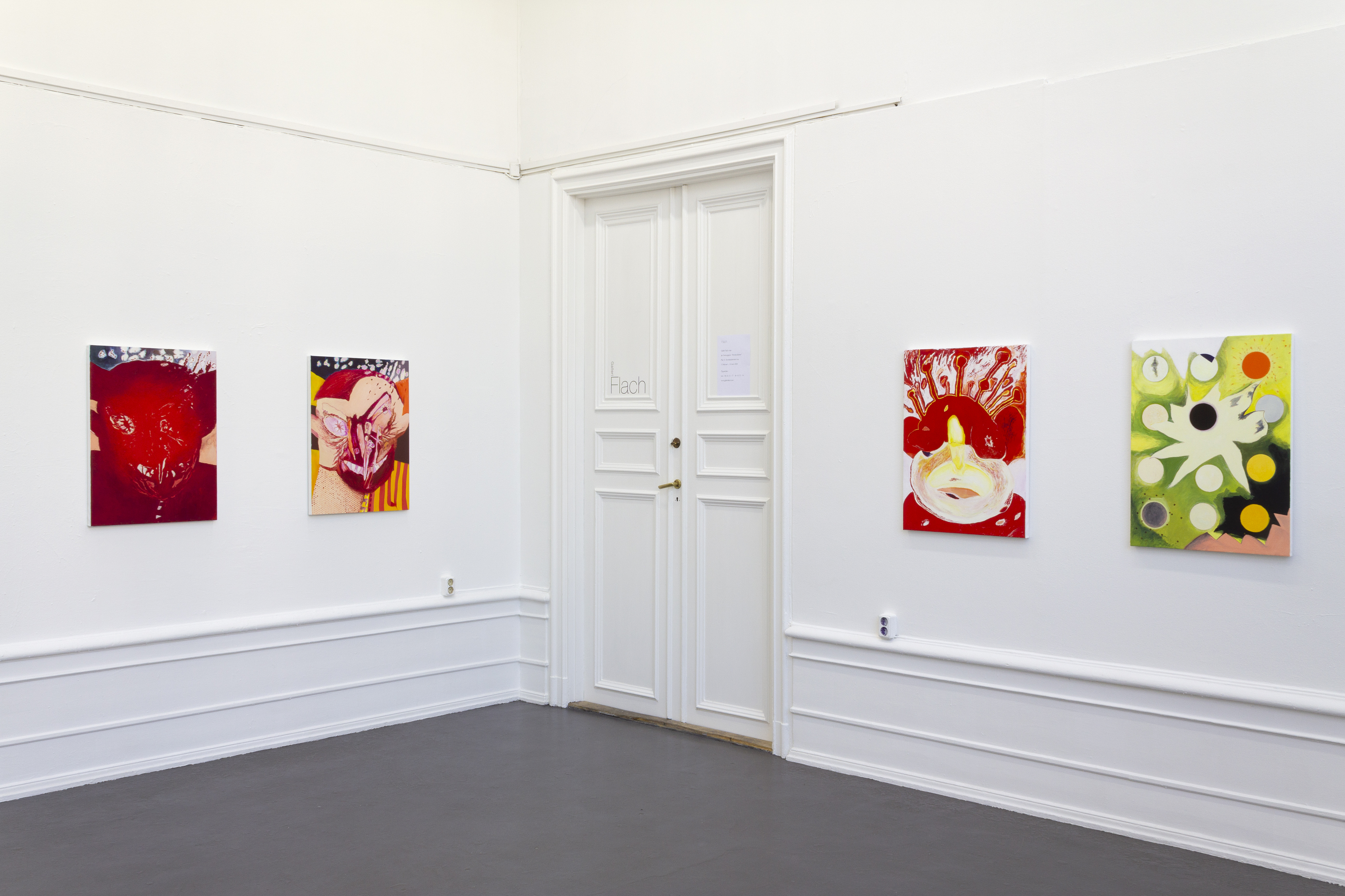 Jan Svenungsson, "Monstrosities", 2020, installation view, Galleri Flach