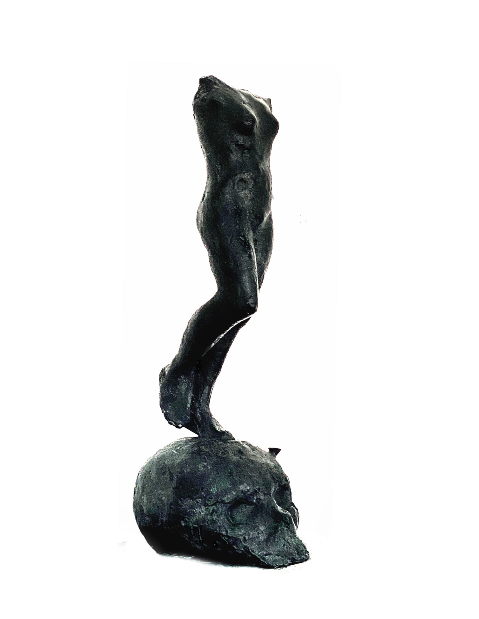 FREDRIK WRETMAN, Spirit No  2.9, 2023.Brons, 23 cm h
