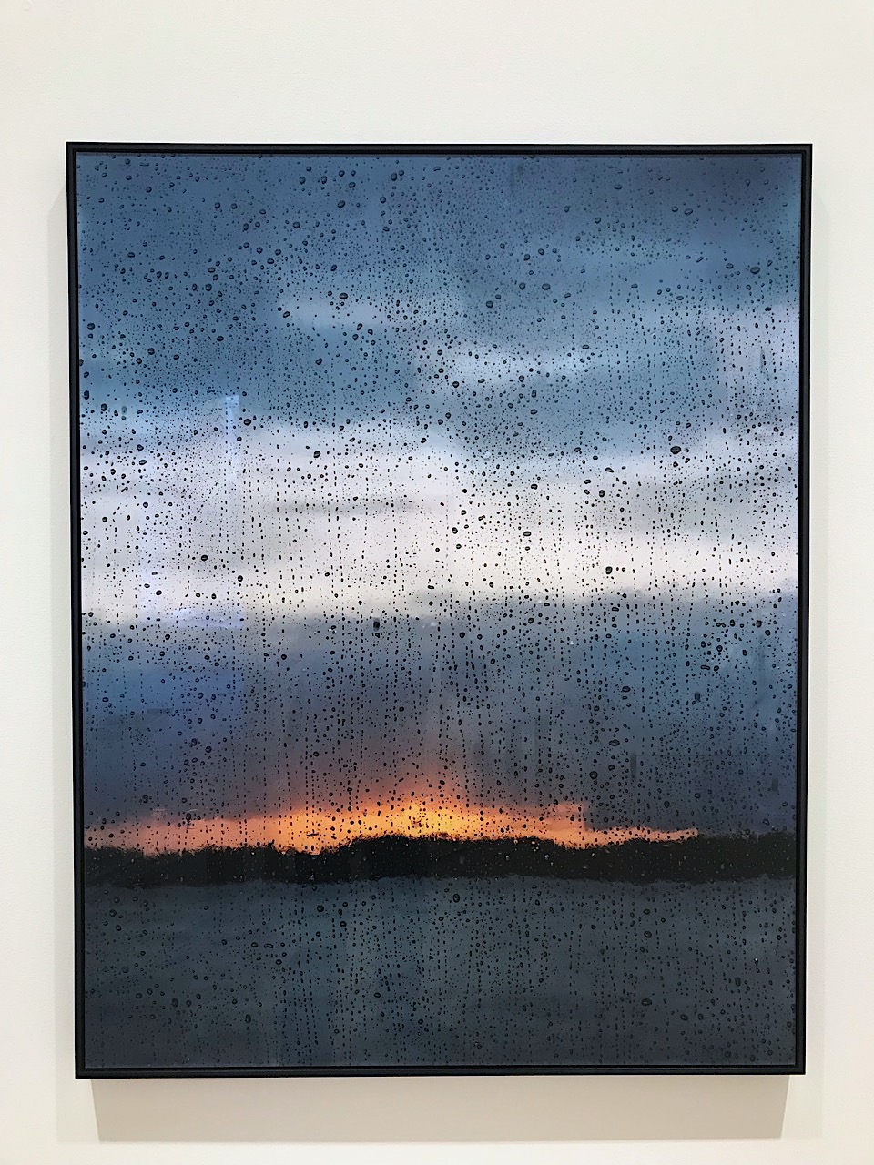 Jorma Puranen, "Seascapes after rain I", 2021. Pigment print, diasec, wooden frame. 102x81 cm